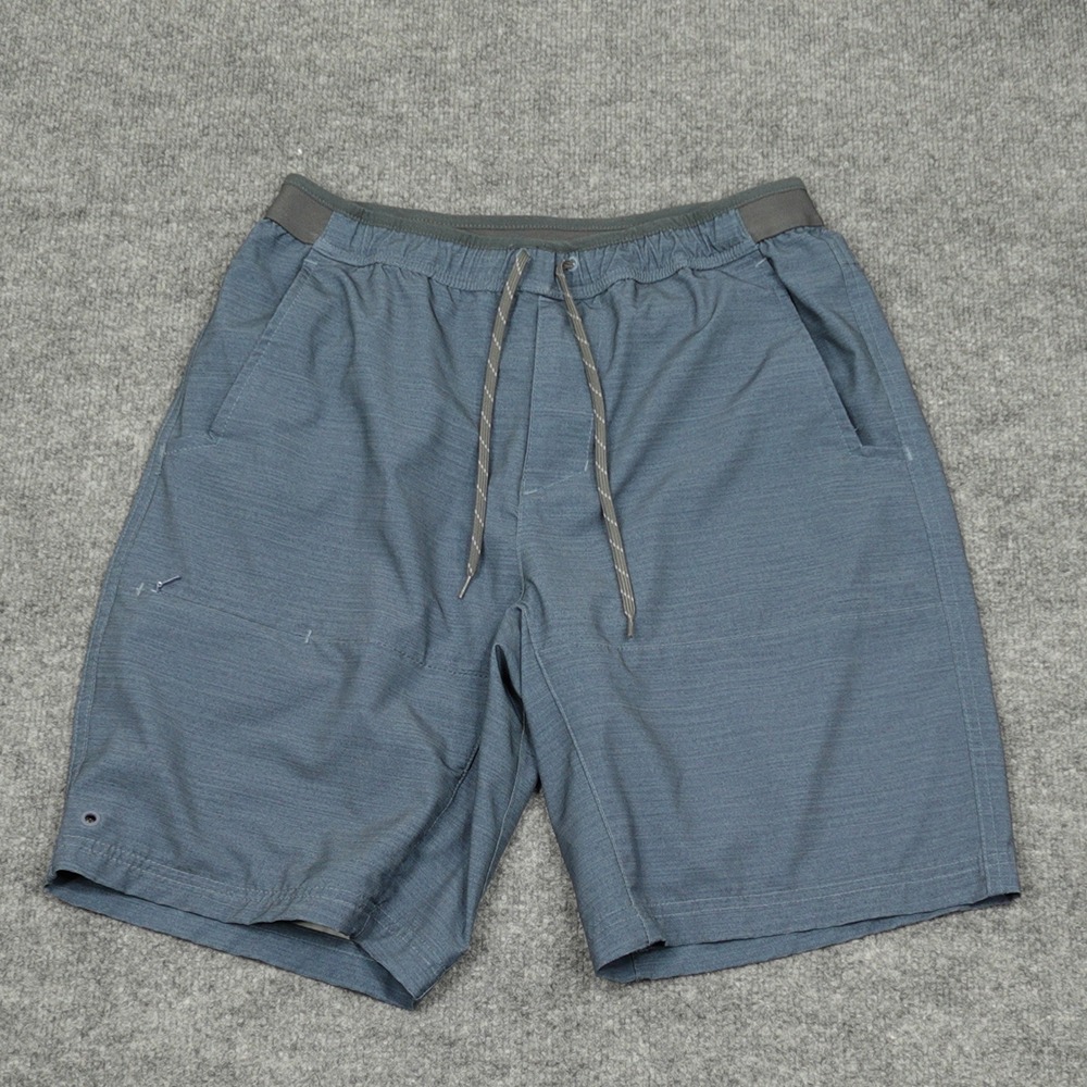 Columbia Shorts Men Small Blue Heathered Outdoor Activewear AM0678